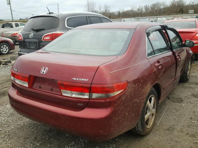 1HGCM56664A111048 - 2004 HONDA ACCORD EX MAROON photo 4