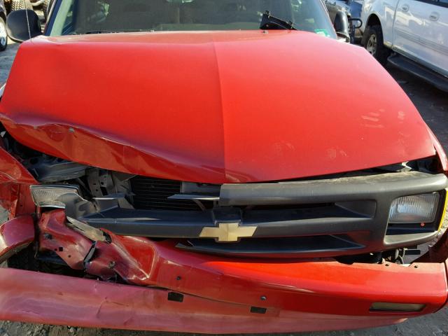 1GNCS18W6TK236867 - 1996 CHEVROLET BLAZER RED photo 7