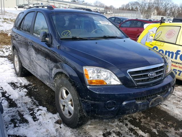 KNDJC735485845783 - 2008 KIA SORENTO EX BLUE photo 1