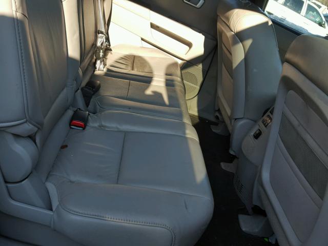 5FNYF4H59BB107299 - 2011 HONDA PILOT EXL SILVER photo 6