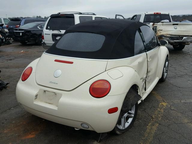 3VWCD31Y45M357013 - 2005 VOLKSWAGEN NEW BEETLE CREAM photo 4