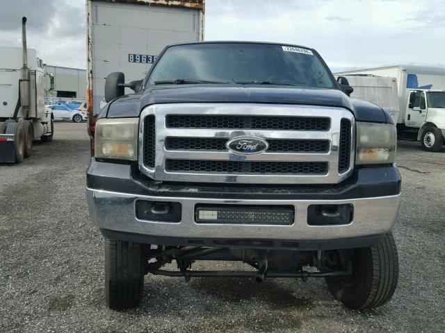 1FTSW21PX5EA49988 - 2005 FORD F250 SUPER BLACK photo 9