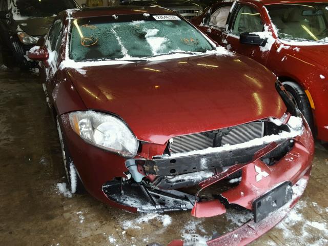 4A3AK24F57E004208 - 2007 MITSUBISHI ECLIPSE GS RED photo 1