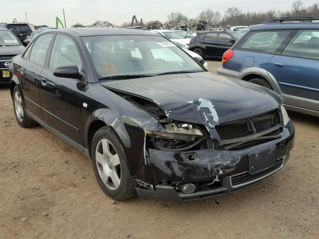 WAULC68E82A185934 - 2002 AUDI A4 1.8T QU BLACK photo 1