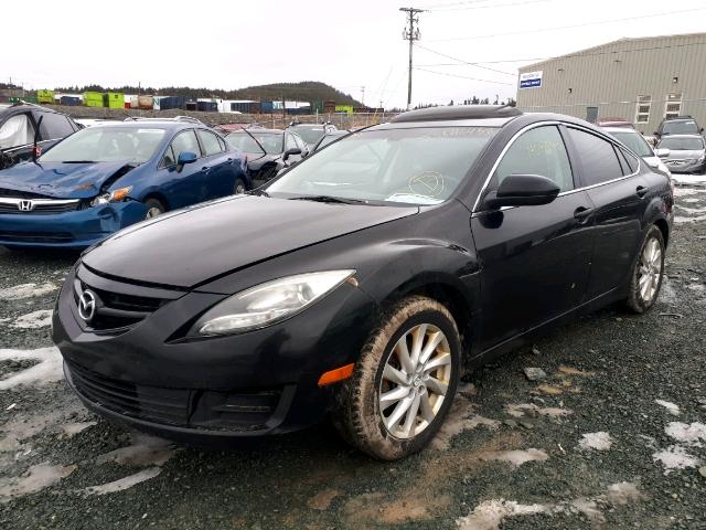 1YVHZ8BH0B5M06810 - 2011 MAZDA 6 I BLACK photo 2