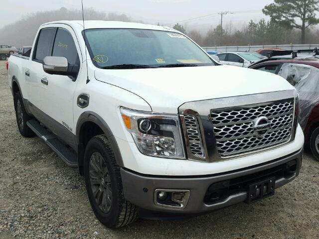 1N6AA1E51HN545535 - 2017 NISSAN TITAN SV WHITE photo 1