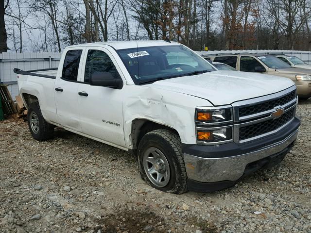 1GCVKPEH0EZ151205 - 2014 CHEVROLET SILVERADO WHITE photo 1