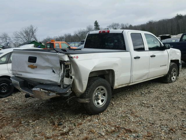 1GCVKPEH0EZ151205 - 2014 CHEVROLET SILVERADO WHITE photo 4