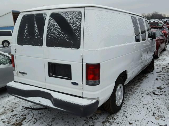 1FTNE14W77DB08503 - 2007 FORD ECONOLINE WHITE photo 4