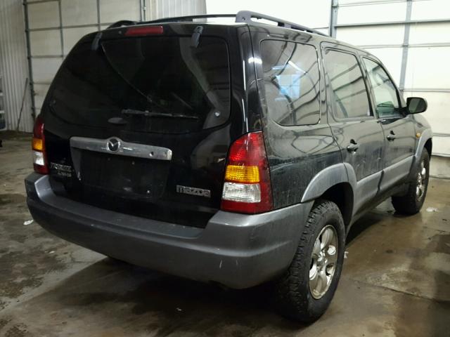 4F2YU08142KM48561 - 2002 MAZDA TRIBUTE LX BLACK photo 4