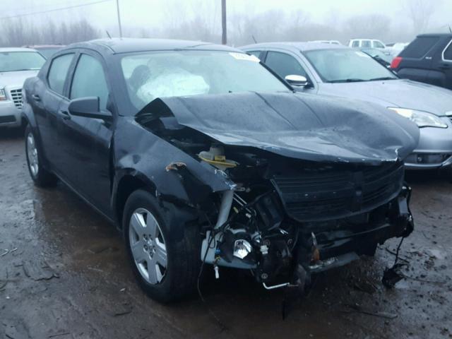 1B3LC46B49N563588 - 2009 DODGE AVENGER SE BLACK photo 1