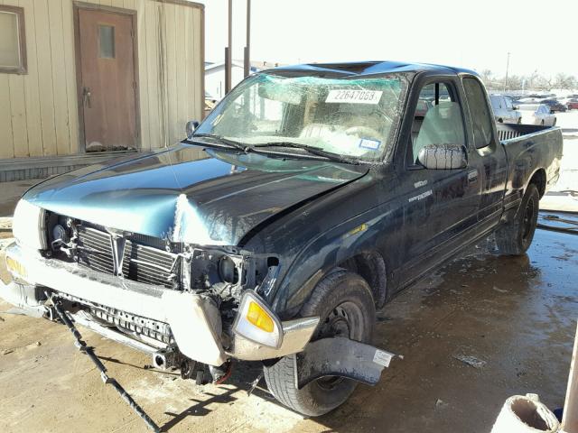 4TAVL52N4VZ288123 - 1997 TOYOTA TACOMA XTR BLUE photo 2