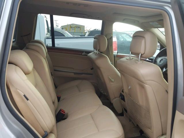 4JGBF71E88A390731 - 2008 MERCEDES-BENZ GL 450 4MA BEIGE photo 6