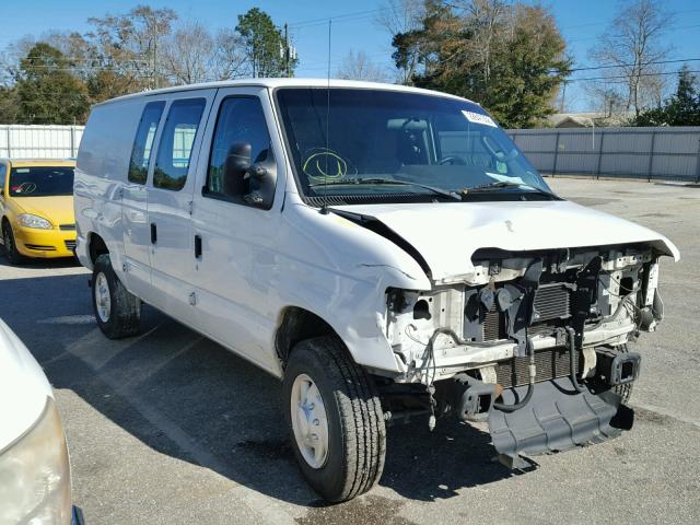 1FTSE34L99DA14713 - 2009 FORD ECONOLINE WHITE photo 1