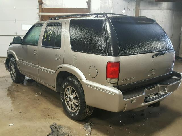 1GKDT13W4W2955156 - 1998 GMC ENVOY SILVER photo 3