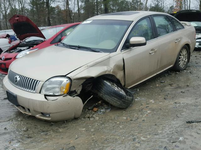 1MEHM43146G616804 - 2006 MERCURY MONTEGO PR GOLD photo 2