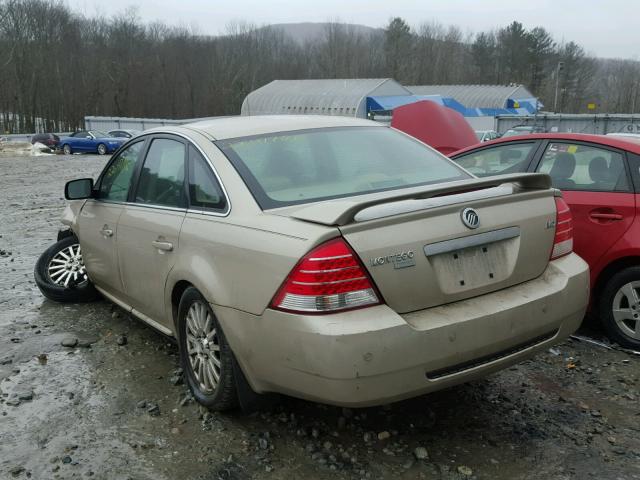 1MEHM43146G616804 - 2006 MERCURY MONTEGO PR GOLD photo 3