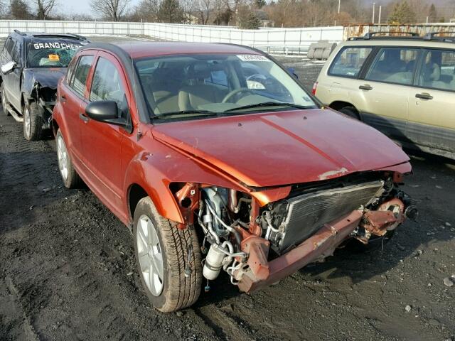 1B3HB48B27D192875 - 2007 DODGE CALIBER SX ORANGE photo 1