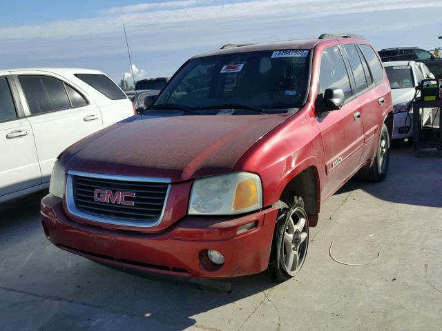 1GKDS13S742338377 - 2004 GMC ENVOY MAROON photo 2