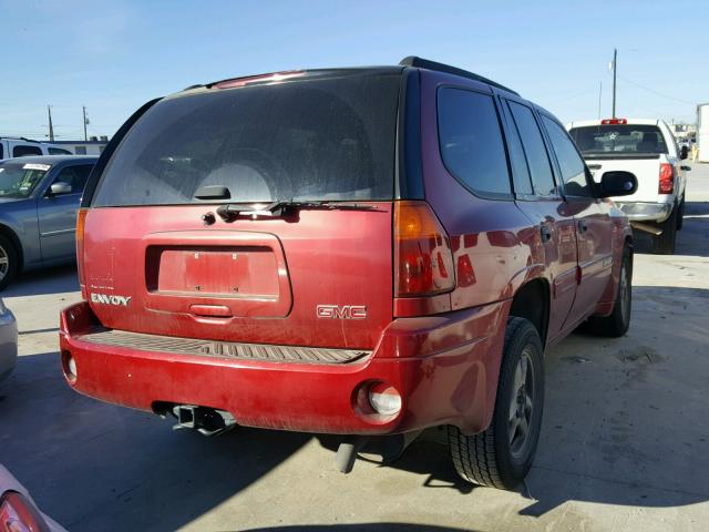 1GKDS13S742338377 - 2004 GMC ENVOY MAROON photo 4