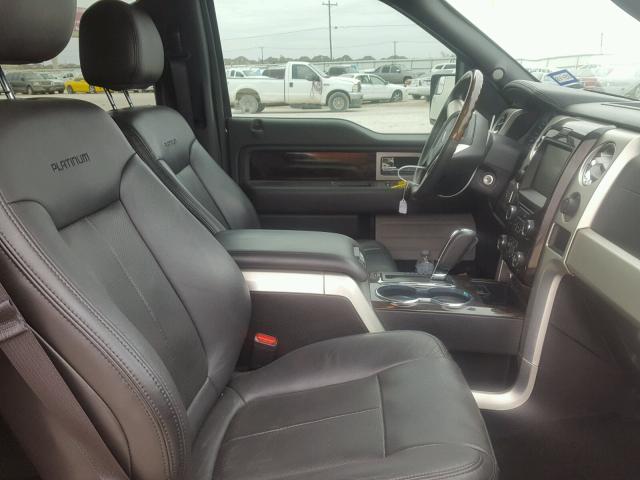 1FTFW1ET5EFB98645 - 2014 FORD F150 SUPER GRAY photo 5