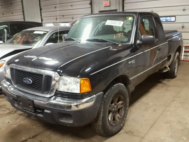 1FTYR15E54PA46729 - 2004 FORD RANGER SUP BLACK photo 2