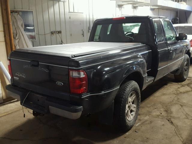 1FTYR15E54PA46729 - 2004 FORD RANGER SUP BLACK photo 4