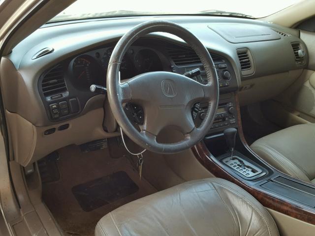 19UUA5665YA024129 - 2000 ACURA 3.2TL GOLD photo 9