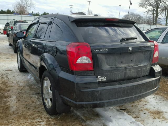 1B3HB48BX8D505883 - 2008 DODGE CALIBER SX BLACK photo 3