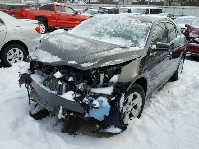 1G11B5SL8FF145112 - 2015 CHEVROLET MALIBU LS BLACK photo 2