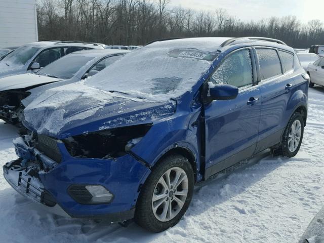 1FMCU0GD0HUD37200 - 2017 FORD ESCAPE SE BLUE photo 2