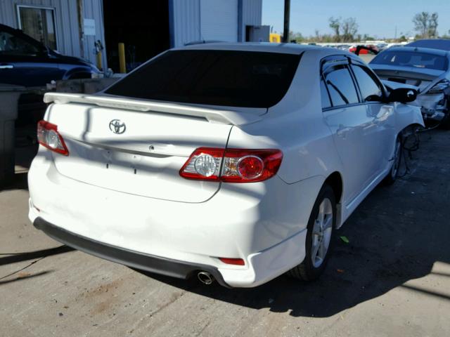 2T1BU4EE7DC944222 - 2013 TOYOTA COROLLA BA WHITE photo 3