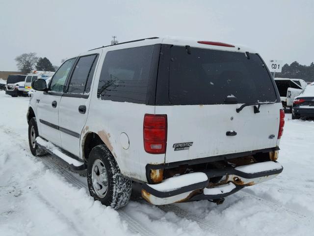 1FMRU16W71LB75726 - 2001 FORD EXPEDITION WHITE photo 3