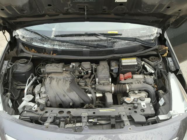 3N1CN7AP9FL932232 - 2015 NISSAN VERSA S GRAY photo 7