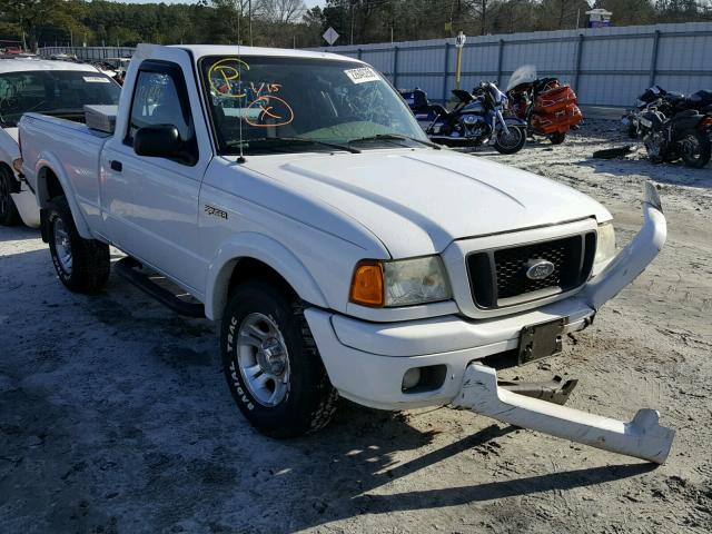 1FTYR10U24PA64300 - 2004 FORD RANGER WHITE photo 1