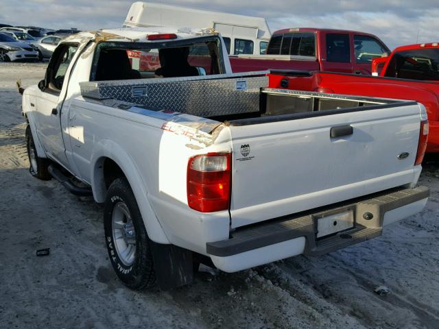 1FTYR10U24PA64300 - 2004 FORD RANGER WHITE photo 3