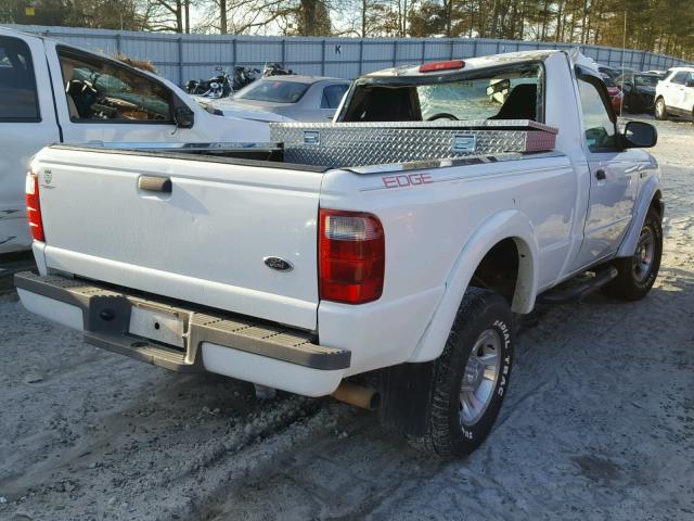 1FTYR10U24PA64300 - 2004 FORD RANGER WHITE photo 4