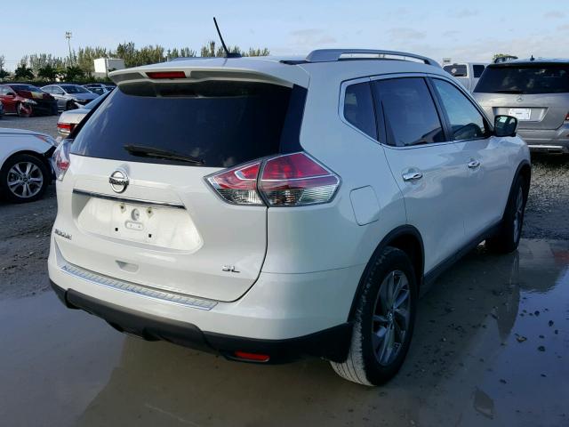 5N1AT2MT1GC742326 - 2016 NISSAN ROGUE S WHITE photo 4