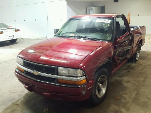 1GCCS1442YK162772 - 2000 CHEVROLET S TRUCK S1 RED photo 2