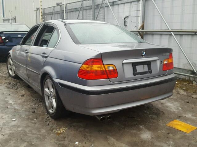 WBAEV53474KM37990 - 2004 BMW 330 I GRAY photo 3