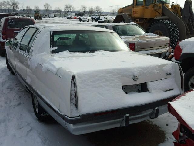 1G6DW52P3RR715566 - 1994 CADILLAC FLEETWOOD WHITE photo 3