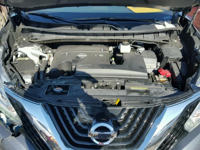 5N1AZ2MH1HN169234 - 2017 NISSAN MURANO S GRAY photo 7