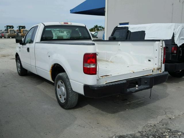 1FTRF12218KC02906 - 2008 FORD F150 WHITE photo 3