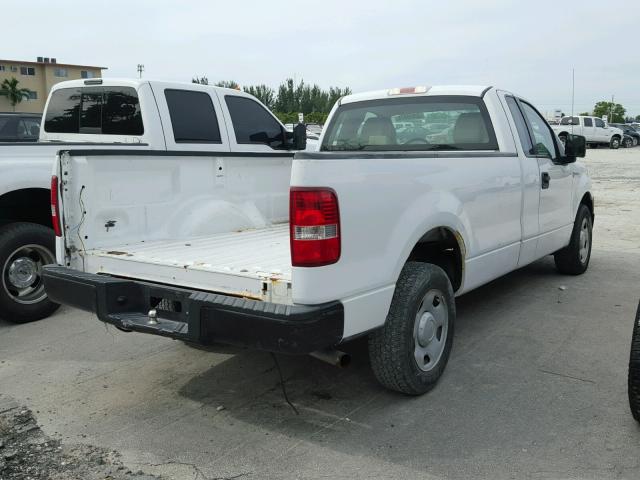 1FTRF12218KC02906 - 2008 FORD F150 WHITE photo 4