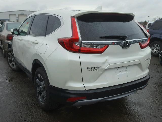 5J6RW2H87HL061782 - 2017 HONDA CR-V EXL WHITE photo 3