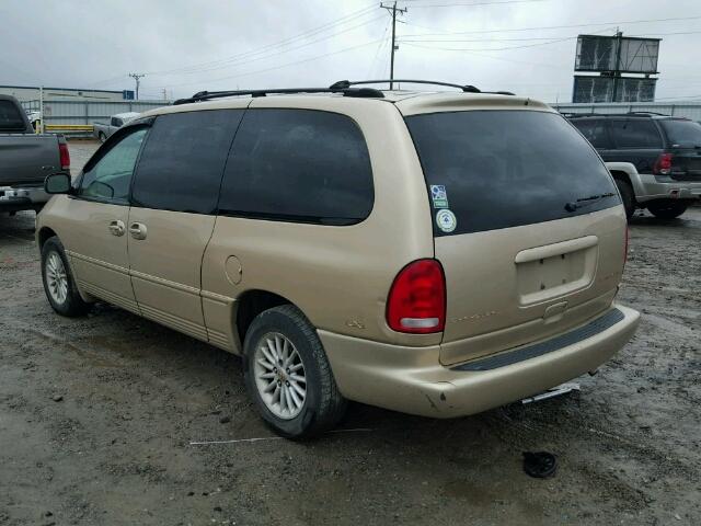 1C4GT54L1XB813482 - 1999 CHRYSLER TOWN & COU GOLD photo 3