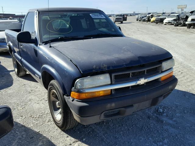 1GCCS1441Y8178443 - 2000 CHEVROLET S10 BLUE photo 1