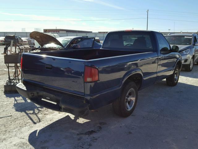 1GCCS1441Y8178443 - 2000 CHEVROLET S10 BLUE photo 4