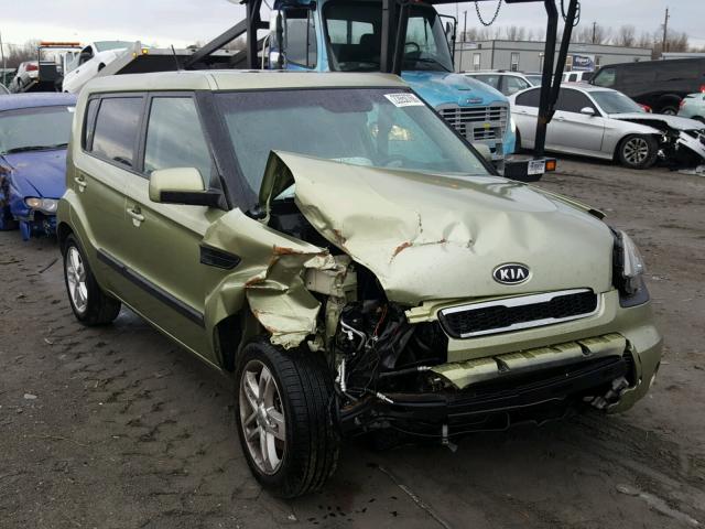 KNDJT2A23B7307180 - 2011 KIA SOUL + GREEN photo 1