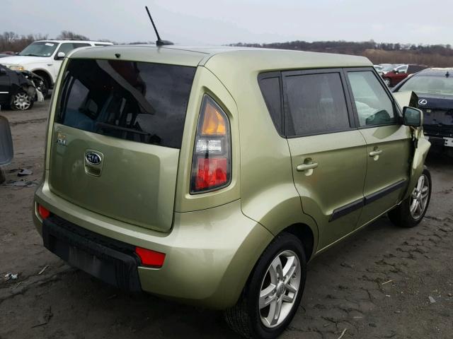 KNDJT2A23B7307180 - 2011 KIA SOUL + GREEN photo 4